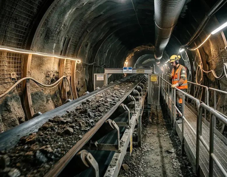 TBM conveyor belt operator