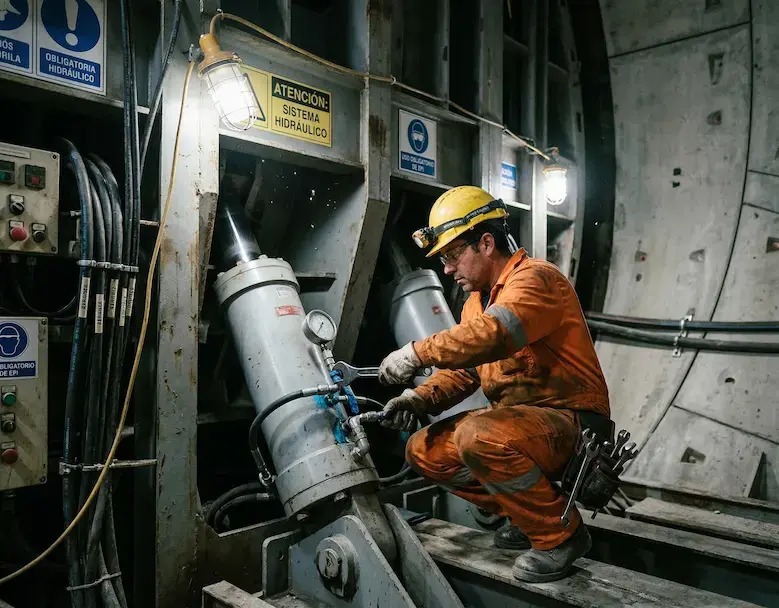 TBM hydraulic mechanic
