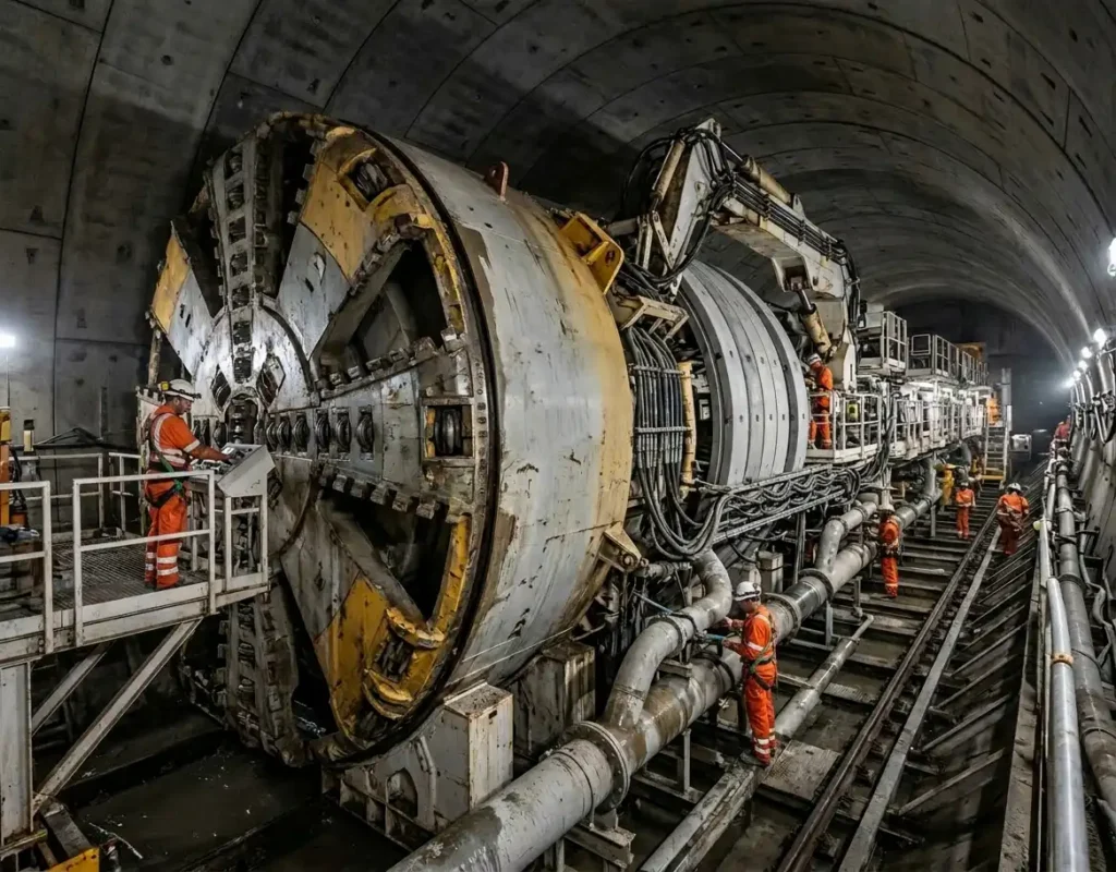 Slurry TBM (Slurry shield)