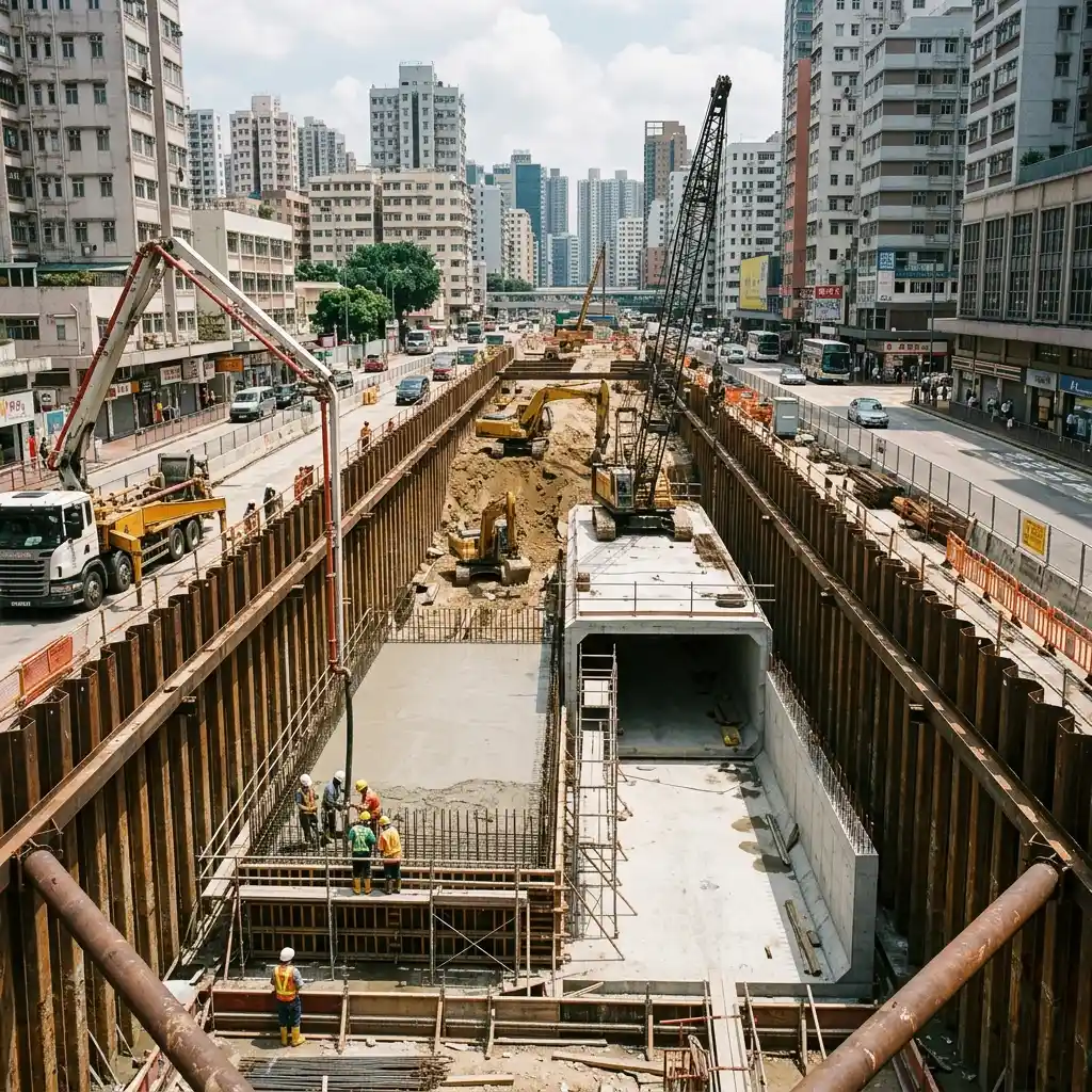 Urban cut and cover tunnel