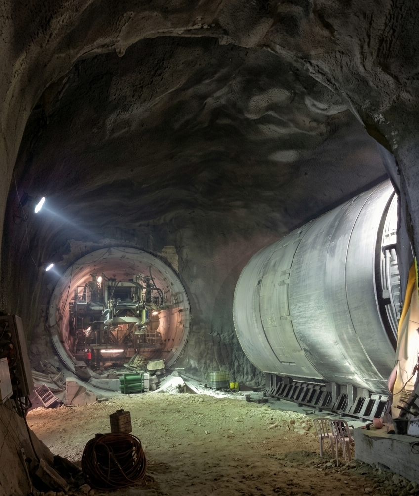 underground utility excavation